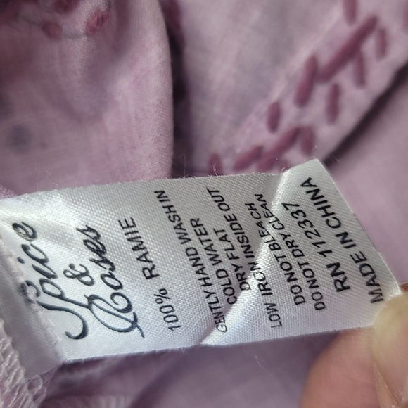 Spice and Roses pink long tunic or short dress sz Small - Picture 12 of 12